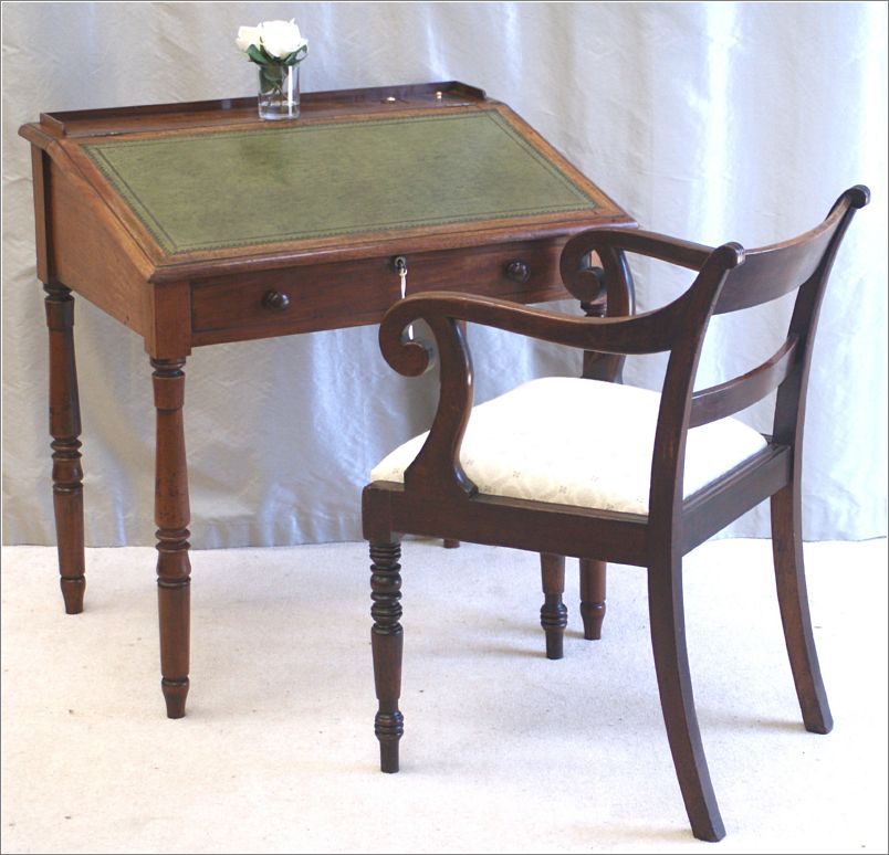 4028 Antique William IV Writing Desk Thomas Mash London (9)